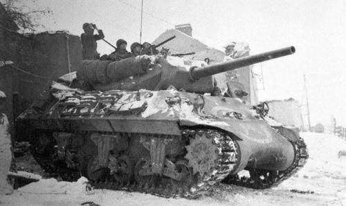 M36 Tank Destroyer During Christmas Eve of 1944