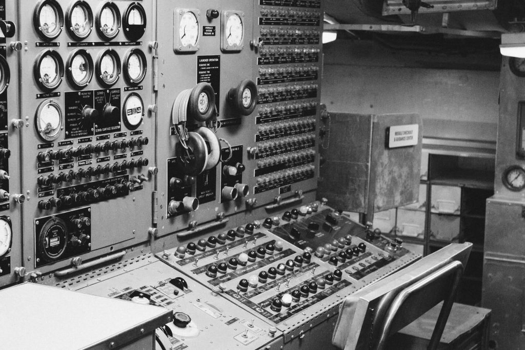 Possible interior of a ballistic missile submarine